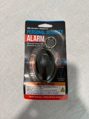 Personal Security Alarm Keychain - Black
